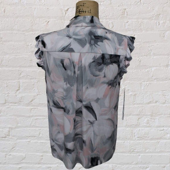 Calvin Klein Floral Blouse - Picture 3 of 6